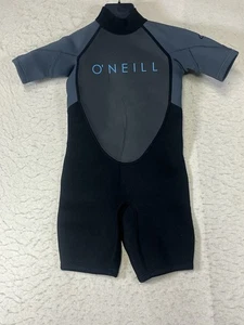 O'Neill Reactor II 2mm Neoprenanzug schwarz grau Surf Shorty Youth 6 - Bild 1 von 11