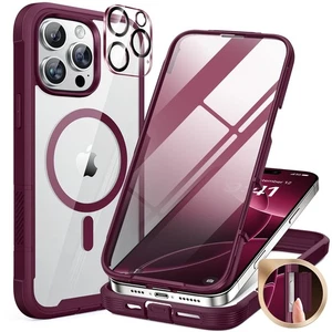 Miracase for iPhone 16 Pro Max Case 6.9'' MagSafe PLUM Compatible with Apple - Picture 1 of 11