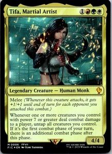 Tifa, Martial Artist M Commander: FINAL FANTASY 6 NM FOIL - Picture 1 of 2