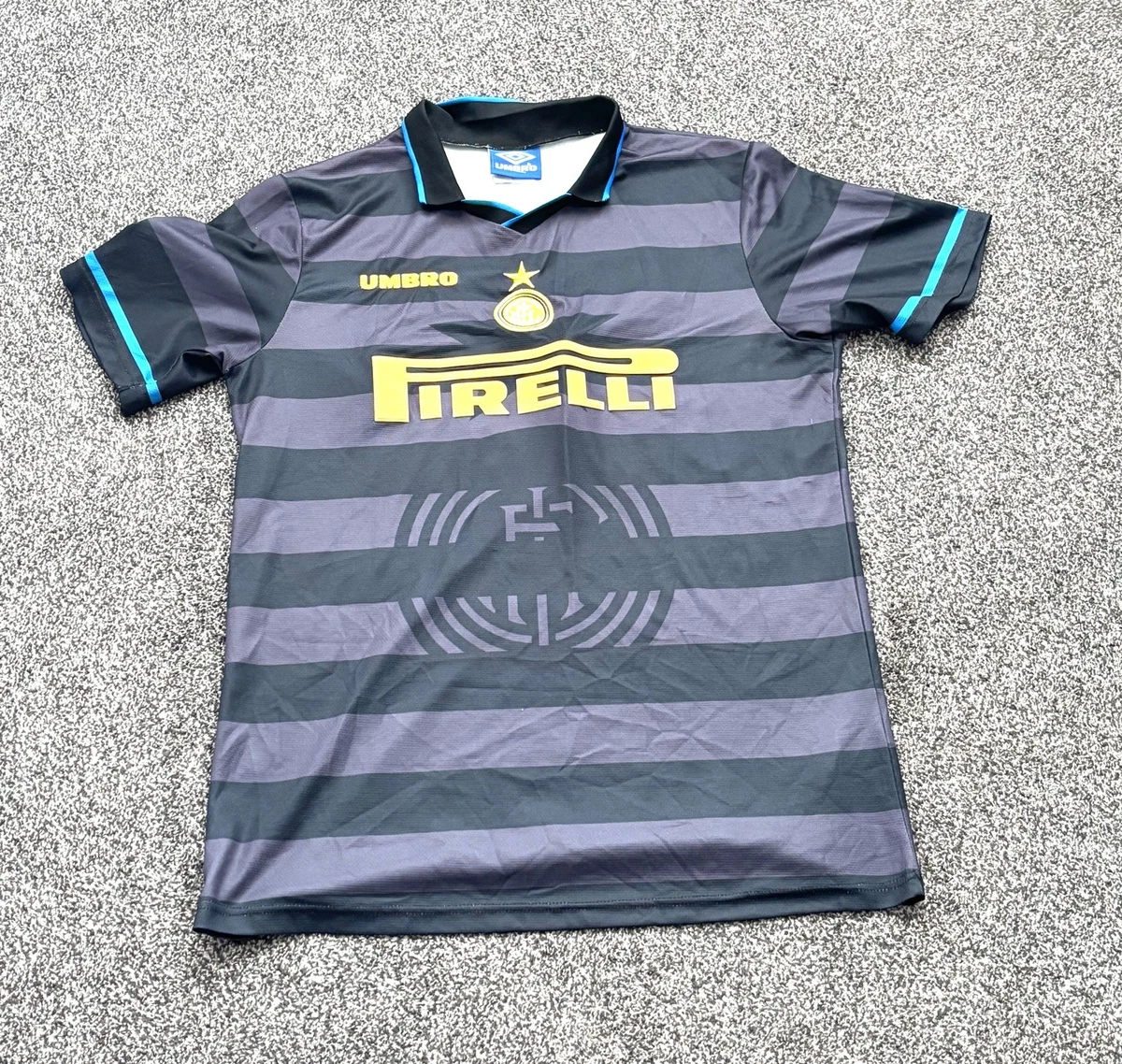 【正規品97-98 Umbro Inter Milan  Shirt】 正規品97-98 Umbro Inter Milan Home Shirt】 メンズ