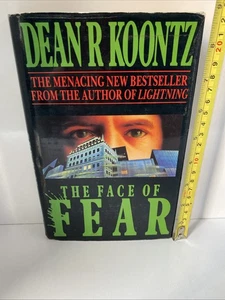 Dean R Koontz The Face Of Fear Headline Hardcover 1989 Vintage Horror Book - Picture 1 of 14