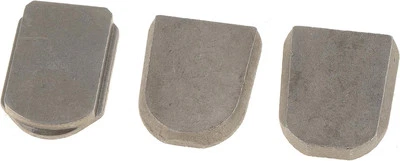 Dorman 76864 Rear View Mirror Bracket Assortment, 3 Pack Universal Fit Black  - Image 1 of 2