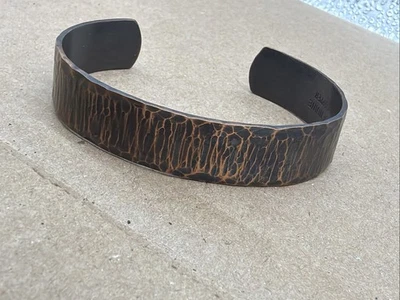 Rare Hand Forged Stull & Lee Copper Cuff Bracelet Frederick-Law Olmsted Edition - Image 1 of 4