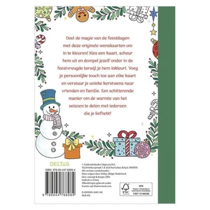 Deltas Wenskaarten om in te kleuren - feliz navidad - Imagen 1 de 1