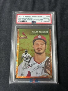 2023 Topps Chrome Platinum Nolan Arenado Gold Toile Refractor /50 PSA 10 - Picture 1 of 1