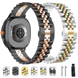 For Samsung Galaxy Watch 8 40/44mm 8 Classic/Ultr 47mm Metal Wrist Band Strap - Picture 1 of 40