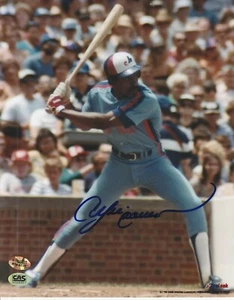 Andre Dawson-Montreal Expos-Foto autografiada 8x10-CAS certificado de autenticidad - Imagen 1 de 2