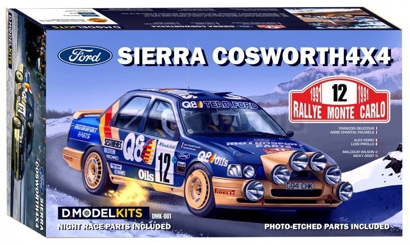 DMODELKITS K001 KIT 1/24 FORD SIERRA COSWORTH 4X4 RALLY MONTE CARLO 1991