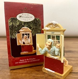 Hallmark Keepsake Ornament “The Night Before Christmas” Club Membership+Box ‘97 - Picture 1 of 12