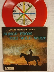 Jimmie Rodgers Sings Songs From The Wild West EP PS orig Sweden 1960 VG+/EX - Picture 1 of 2