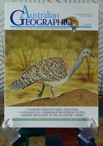 Australian Geographic Magazine October December 1994 #36 Mallee Fowl Map - Bild 1 von 2