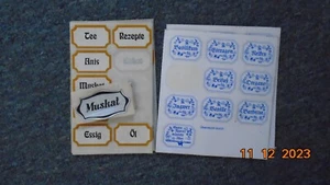Küchenetiketten Selbstklebend - Bild 1 von 1
