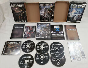 Call of Duty 1 PC Complete Box cib Duty 2 Missing disc 1 United Offensive Boxes