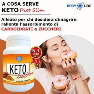 KETO DIET SLIM Dieta Chetogenica Aiuta la CHETOSI e il Dimagrimento. CHETONI Fit - Foto 1 di 4