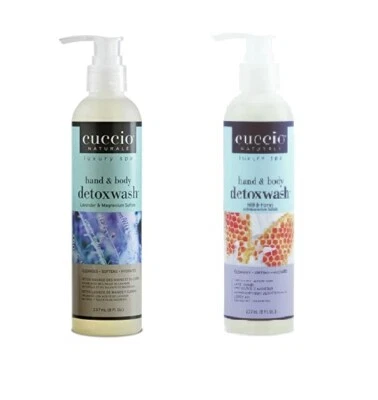 Cuccio Naturale Luxury Spa Desintoxicación de Manos y Cuerpo Lavado Limpieza Suavizar Hidrato 8 Fl.Oz Foto 1 de 4