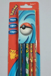 Vintage 2000 Pokemon Nintendo Butterfree Pidgeotto No 2 Pencils New Pack of 5 - Picture 1 of 5