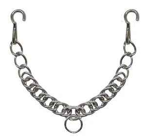New 12" Stainless Steel Curb Chain with Hooks For English Bit Bridle 257201 - Picture 1 of 1