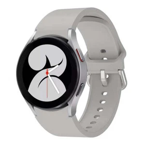 Armband für Galaxy Watch 20 mm Bizon Uhrarmbänd Uhrbänd Uhrenarmband Hellgrau - Zdjęcie 1 z 5