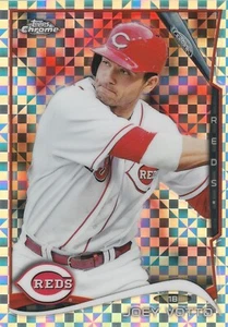 2014 TOPPS CHROME JOEY VOTTO X-FRACTOR REFRACTOR REDS - Picture 1 of 1