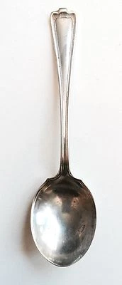 VINTAGE 1847 ROGERS BRO.s ANCHOR SILVER PLATED ~ 1912 CROMWELL 6" BERRY SPOON - Image 1 of 4