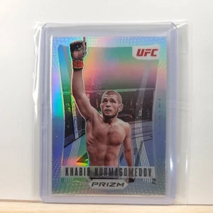 2022 Panini Prizm UFC Khabib Nurmagomedov FLASHBACKS SILVER Prizm card SSP # 1 - Picture 1 of 2