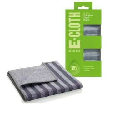 E-Cloth Stainless Steel Kitchen Cleaning Cloth Clean Dry &Polishes with Water - Image 1 of 4