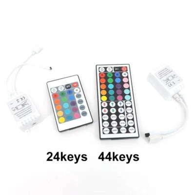 24 44 Keys DC 12V Led RGB smd Strip IR Remote Controller adjustable switch - Image 1 of 4