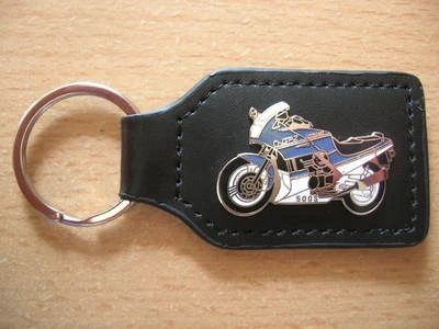 Schlüsselanhänger Kawasaki GPZ 500 GPZ500 blau Keyring Portachiavi Art. 0015 - Bild 1 von 4