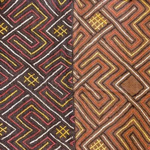 Cuba Tejido a Mano Bordado Rafia Textil Congo 132 x 23 Pulgadas - Imagen 1 de 10