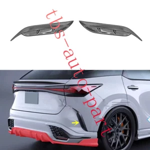 For Leuxs RX350h RX500h 2023-2025 Carbon Fiber Rear Bumper Spoiler Lip - Picture 1 of 6