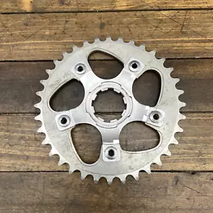 Vintage Real 36t Chainring 36 Tooth 94 BCD Shimano Spider Alloy 5 Arm MTB - Picture 1 of 16