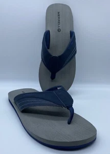 Merrell Men’s Size 13 Flip Flops Total Eclipse Sodalite - Picture 1 of 8