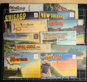 Lot of 12: Vintage Souvenir Folders - Picture 1 of 3