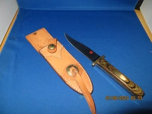 Vintage Al Mar 8507 TW Seki Japan Bowie Dagger Knife W/Sheath  NOS Number 80/200 - Picture 1 of 9