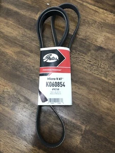 Gates K060854 Serpentine Belt 072053194838 Brand NEW Free Shipping - Foto 1 di 2