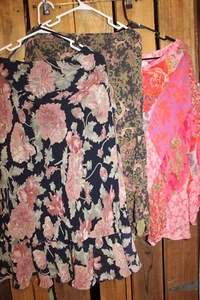 Lot of 3 Floral Large 90's 00's Vintage Women's Skirts - Picture 1 of 7