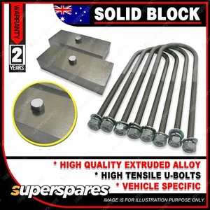 1" 25mm Solid Lowering Block Kit for Ford Falcon AU BA BF FG 1998-2014 - Picture 1 of 2