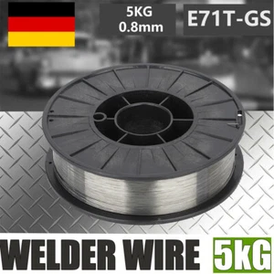 0.8mm 5KG Premium Schweißdraht MIG MAG Fülldraht E71T-GS Ohne Gas Schweißzusatz - Bild 1 von 11