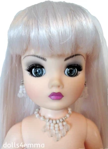 SaLe: OOAK 21" CISSY DOLL JEWELRY fits similar sized dolls SNOWFLAKE NO DOLL d4e - Picture 1 of 3