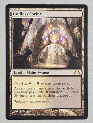 MTG Magic the Gathering Godless Shrine (242/257) Gatecrash - Image 1 of 2