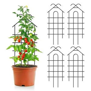 32'' Metal Garden Trellis for Climbing Plants, Indoor/Outdoor Sturdy Plant Tr... - Picture 1 of 9