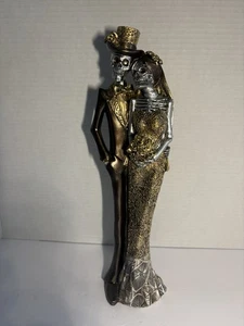 Rachel Zoe Día de Muertos Bronce Novia Novio Pareja Esqueleto Estatua Estatuilla 14 - Imagen 1 de 5