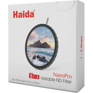 Open box Haida NanoPro S1-5 Variable ND Filter(72mm) - Picture 1 of 6
