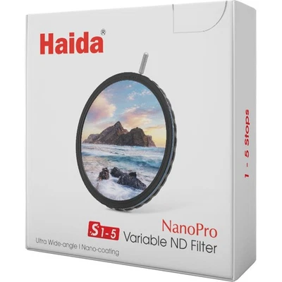 Open box Haida NanoPro S1-5 Variable ND Filter(72mm) - Image 1 of 4