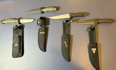 Buck Knives Lot of 600 Series: 650, 652, 653, and 655 - Used In Good Shape - Image 1 of 4