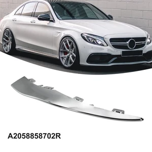 Bumper Trim Strip Bumper Front Strip. A2058858702 Anti-corrosion Non-deformation - Picture 1 of 12