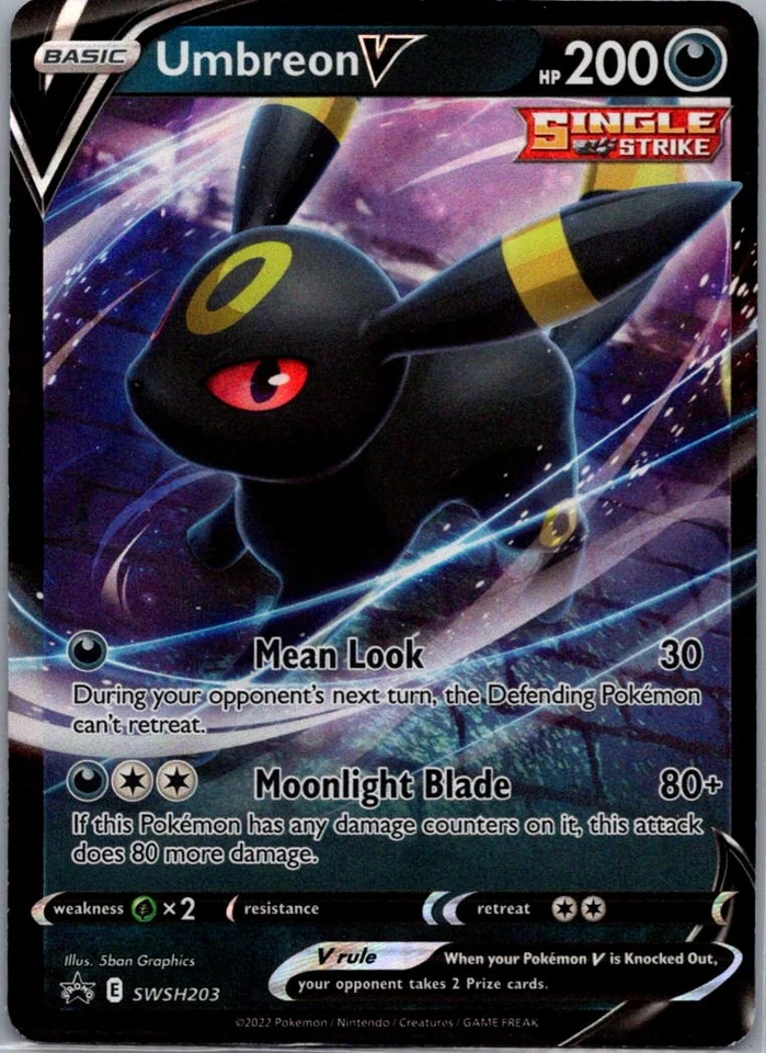 Umbreon V Promo SWSH: Sword & Shield Promo Cards SWSH203 NM - Image 1 of 2