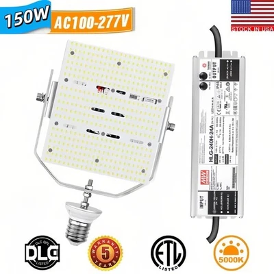 150W LED Shoebox Retrofit Kit Replace 600W Metal Halide LED Parking Lot Lights - Image 1 of 4