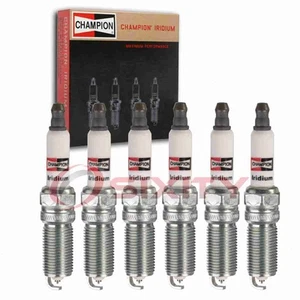 6 pc Champion Iridium Spark Plugs for 2011-2017 Ford Mustang 3.7L V6 it - Picture 1 of 5
