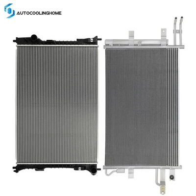 Radiador de refrigeración y condensador de aire acondicionado para Ford Flex 2013-2015 2016 2017 2018 3,5 L V6 Foto 1 de 4